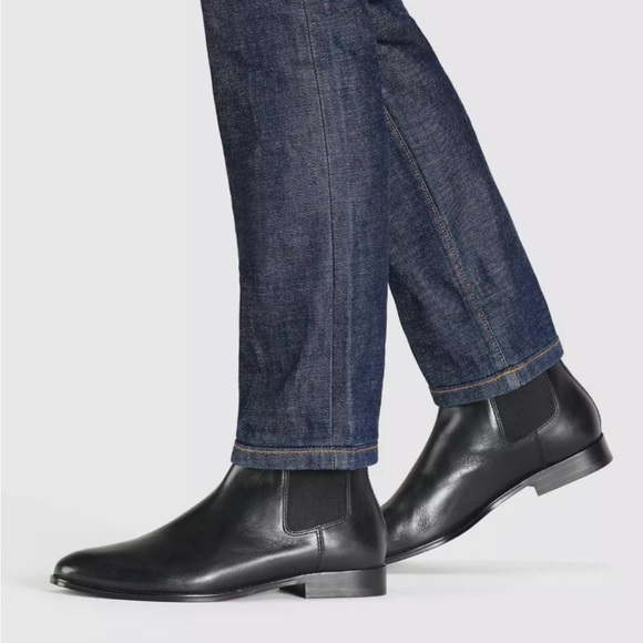 Coach Men's Metropolitan Chelsea Leather Boots, size 8.5 - Picture 5 of 5